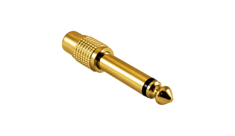 SOUNDKING CC302 Gold Перехідник RCA мама-6,3 тато SOUNDKING CC302 Gold Перехідник RCA мама-6,3 тато