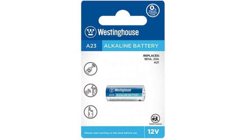 WESTINGHOUSE A23 Батарейка A23, 12V WESTINGHOUSE A23 Батарейка A23, 12V