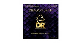 DR Dragon Skin+ DAP-11 Coated Phosphor Bronze Струни для акустичної гітари .011-.050