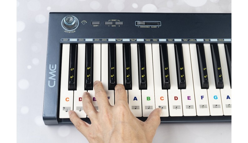 GUITTO GFM-02 Piano Keyboard Stickers Наклейки для клавішних інструментів GUITTO GFM-02 Piano Keyboard Stickers Наклейки для клавішних інструментів