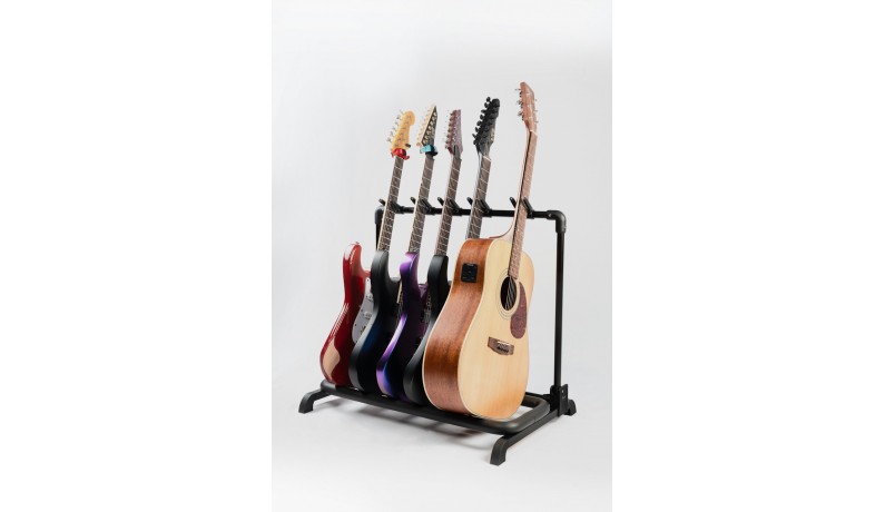 GUITTO GGS-07 Універсальна стійка для 5-ти гітар GUITTO GGS-07 Універсальна стійка для 5-ти гітар