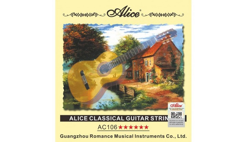 ALICE A106N-4 Струна для класичної гітари №4(Ре) нормальний натяг ALICE A106N-4 Струна для класичної гітари №4(Ре) нормальний натяг