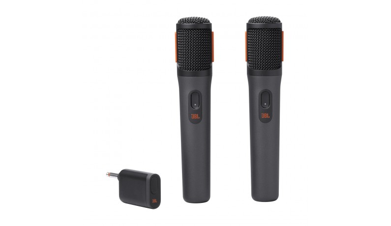 JBL WIRELESSMIC Радіосистема 2404–2478 МГц, два ручних мікрофони JBL WIRELESSMIC Радіосистема 2404–2478 МГц, два ручних мікрофони