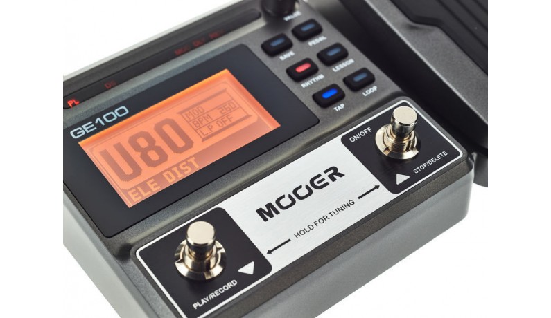 MOOER GE100 Процесор для електрогітари MOOER GE100 Процесор для електрогітари