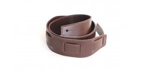 TROPAEIS LEATHER Double Rock (chocolate) Ремінь для гітари