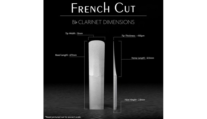 LEGERE French Cut Clarinet 3.25 Тростина для кларнета 3.25 LEGERE French Cut Clarinet 3.25 Тростина для кларнета 3.25