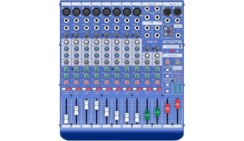 MIDAS DM12 Мікшерний пульт 8+2 MIDAS DM12 Мікшерний пульт 8+2