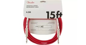 FENDER CABLE ORIGINAL SERIES 15' FRD Готовий інструментальний кабель 6.3-6.3, 4.5м.