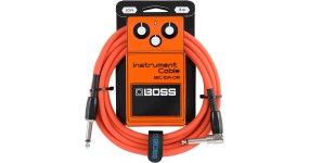 BOSS BIC-10A-OR Готовий інструментальний кабель 6,3-6,3 кутовий, 3м.