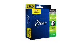 ELIXIR 16550 EL OW SL (3 Pack) Струни для електрогітари .009-.042