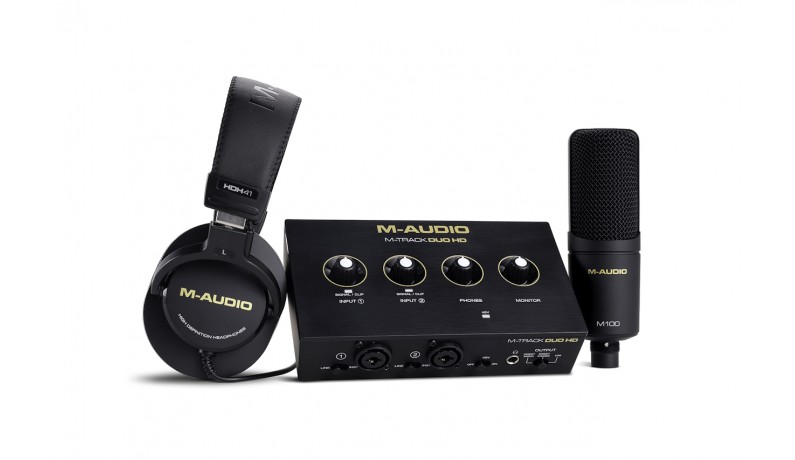 M-AUDIO M-Track Duo HD PACK Комплект для студійного запису M-AUDIO M-Track Duo HD PACK Комплект для студійного запису
