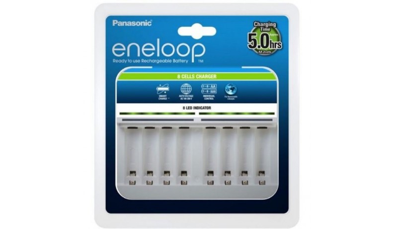 PANASONIC Eneloop BQ-CC83 Зарядний пристрій для акумуляторів 8-ми AA/AAA PANASONIC Eneloop BQ-CC83 Зарядний пристрій для акумуляторів 8-ми AA/AAA