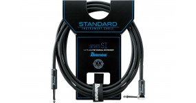 IBANEZ SI10L INSTRUMENT CABLE ANGLED 3M Готовий інструментальний кабель 6.3 прямий-6.3 кутовий 3 м.