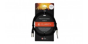 CLARITY JACK-XLR(M)/2m Готовий мікрофонний кабель JACK-XLR(M), 2м