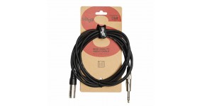 STAGG SAC3PSXM DL Готовий мікрофонний кабель XLR тато-6.3 стерео, 3м.
