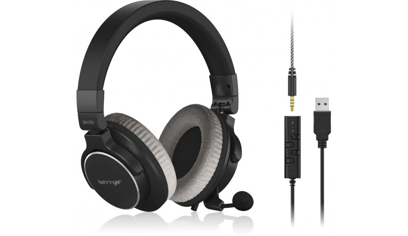 BEHRINGER BH470U Навушники USB з мікрофоном BEHRINGER BH470U Навушники USB з мікрофоном