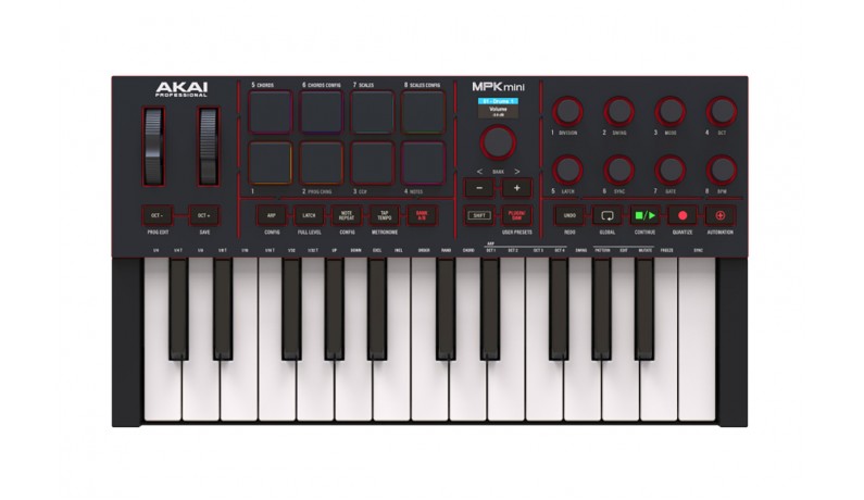 AKAI MPK MINI 4 Black MIDI клавіатура USB 25 клавіш AKAI MPK MINI 4 Black MIDI клавіатура USB 25 клавіш
