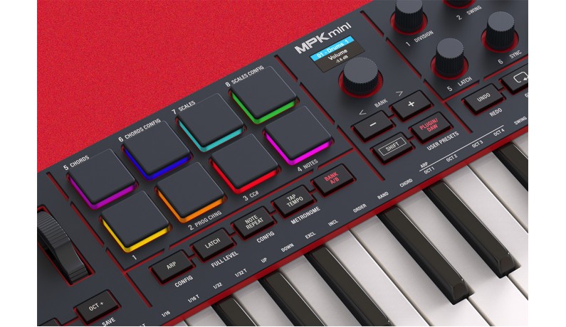 AKAI MPK MINI 4 Black MIDI клавіатура USB 25 клавіш AKAI MPK MINI 4 Black MIDI клавіатура USB 25 клавіш