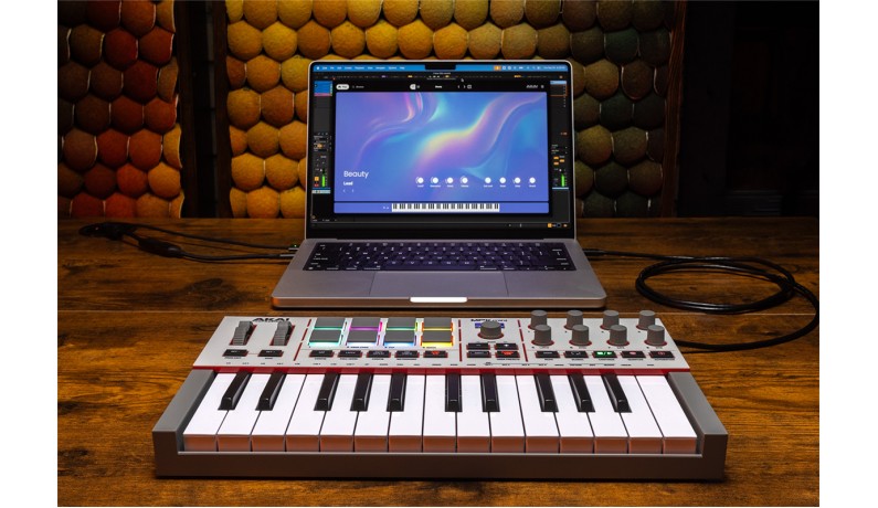 AKAI MPK MINI 4 White MIDI клавіатура USB 25 клавіш AKAI MPK MINI 4 White MIDI клавіатура USB 25 клавіш