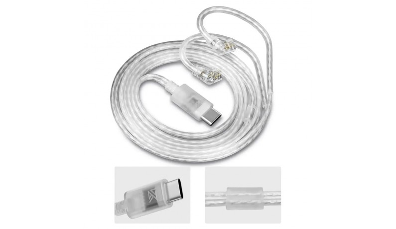 KZ Audio USB TYPE C (47-34) NO MIC Кабель для навушників USB-C KZ Audio USB TYPE C (47-34) NO MIC Кабель для навушників USB-C