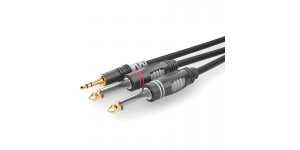 SOMMER CABLE HBA-3S62-0300 Готовий мультимедійний кабель 3.5-2х6.3, 3м.