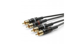 SOMMER CABLE HBP-C2-0300 Готовий мультимедійний кабель 2хRCA-2хRCA, 3м.