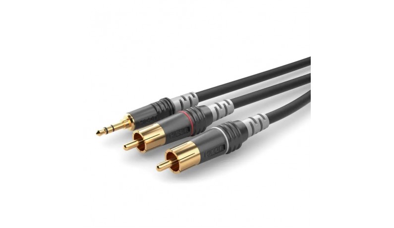 SOMMER CABLE HBA-3SC2-0300 Готовий мультимедійний кабель 3.5-2хRCA, 3м. SOMMER CABLE HBA-3SC2-0300 Готовий мультимедійний кабель 3.5-2хRCA, 3м.