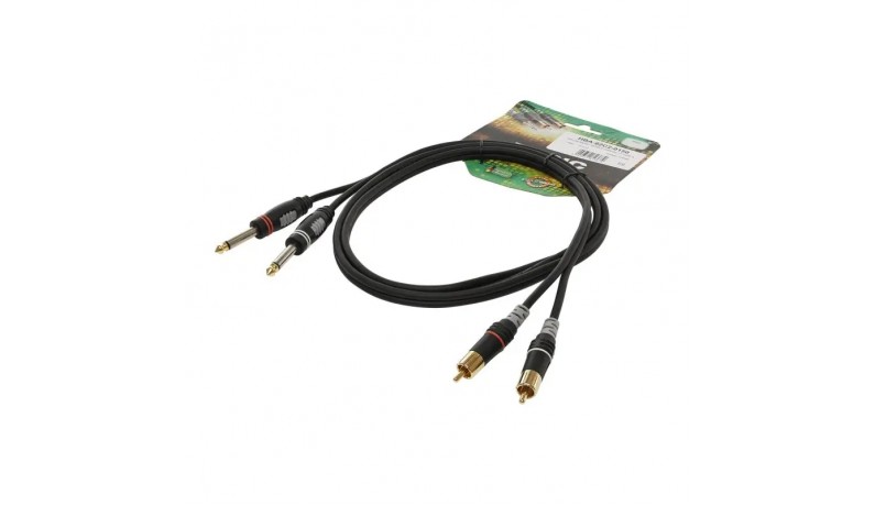SOMMER CABLE HBA-62C2-0150 Готовий мультимедійний кабель 2х6.3-2хRCA, 1.5м. SOMMER CABLE HBA-62C2-0150 Готовий мультимедійний кабель 2х6.3-2хRCA, 1.5м.