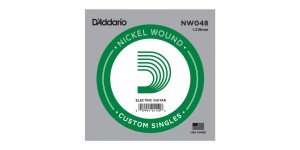 D'ADDARIO NW048 Струна для електрогітари з намоткою .048 D'ADDARIO NW048 Струна для електрогітари з намоткою .048