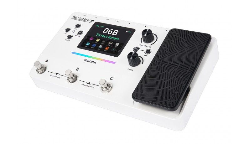 MOOER GE100 Pro Процесор для електрогітари MOOER GE100 Pro Процесор для електрогітари