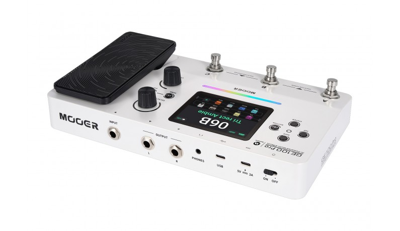 MOOER GE100 Pro Процесор для електрогітари MOOER GE100 Pro Процесор для електрогітари
