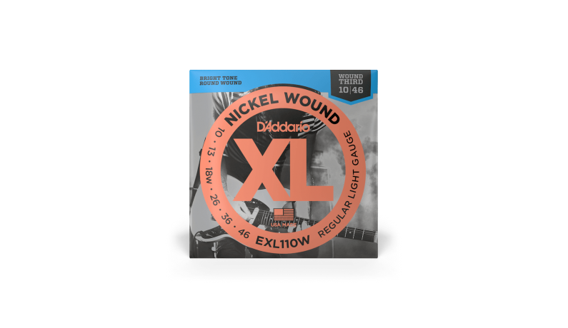 D'ADDARIO EXL110W XL Nickel Wound Regular Light 3RD Струни для електрогітари .010-.046 D'ADDARIO EXL110W XL Nickel Wound Regular Light 3RD Струни для електрогітари .010-.046