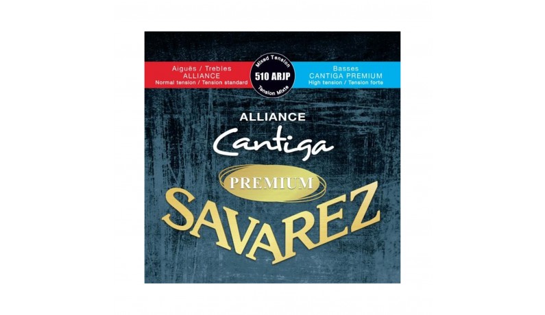 SAVAREZ Alliance Cantiga Premium 510ARJP Mixed Tension Струни для класичної гітари SAVAREZ Alliance Cantiga Premium 510ARJP Mixed Tension Струни для класичної гітари