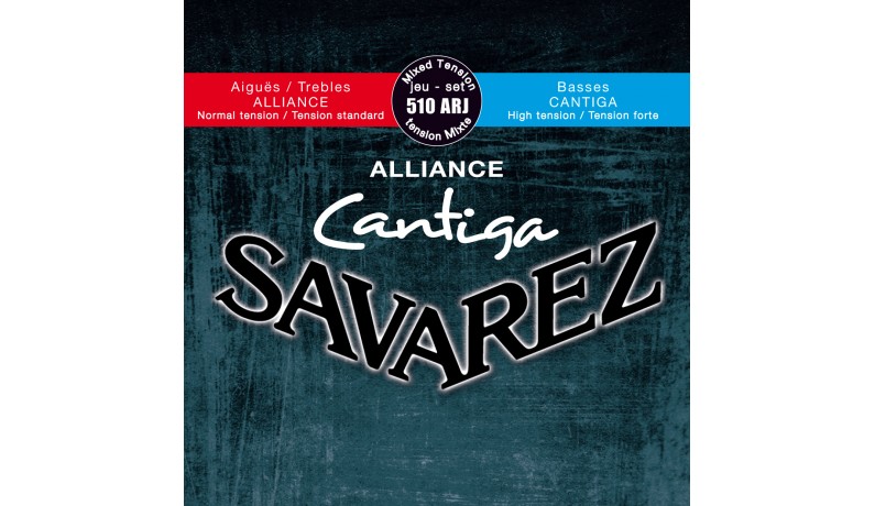 SAVAREZ Alliance Cantiga 510ARJ Mixed Tension Струни для класичної гітари SAVAREZ Alliance Cantiga 510ARJ Mixed Tension Струни для класичної гітари