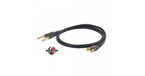 PROEL CHALLENGE CHLP310LU15 Готовий мультимедійний кабель 2х6,3 Neutrik - 2хRCA, 1,5м.