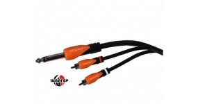BESPECO SiLOS SLYSRM180 Готовий мультимедійний кабель стерео 6,3 /2*RCA, 1,8 м